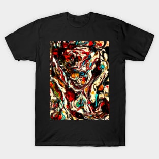 Abstract marble texture textile digital design T-Shirt